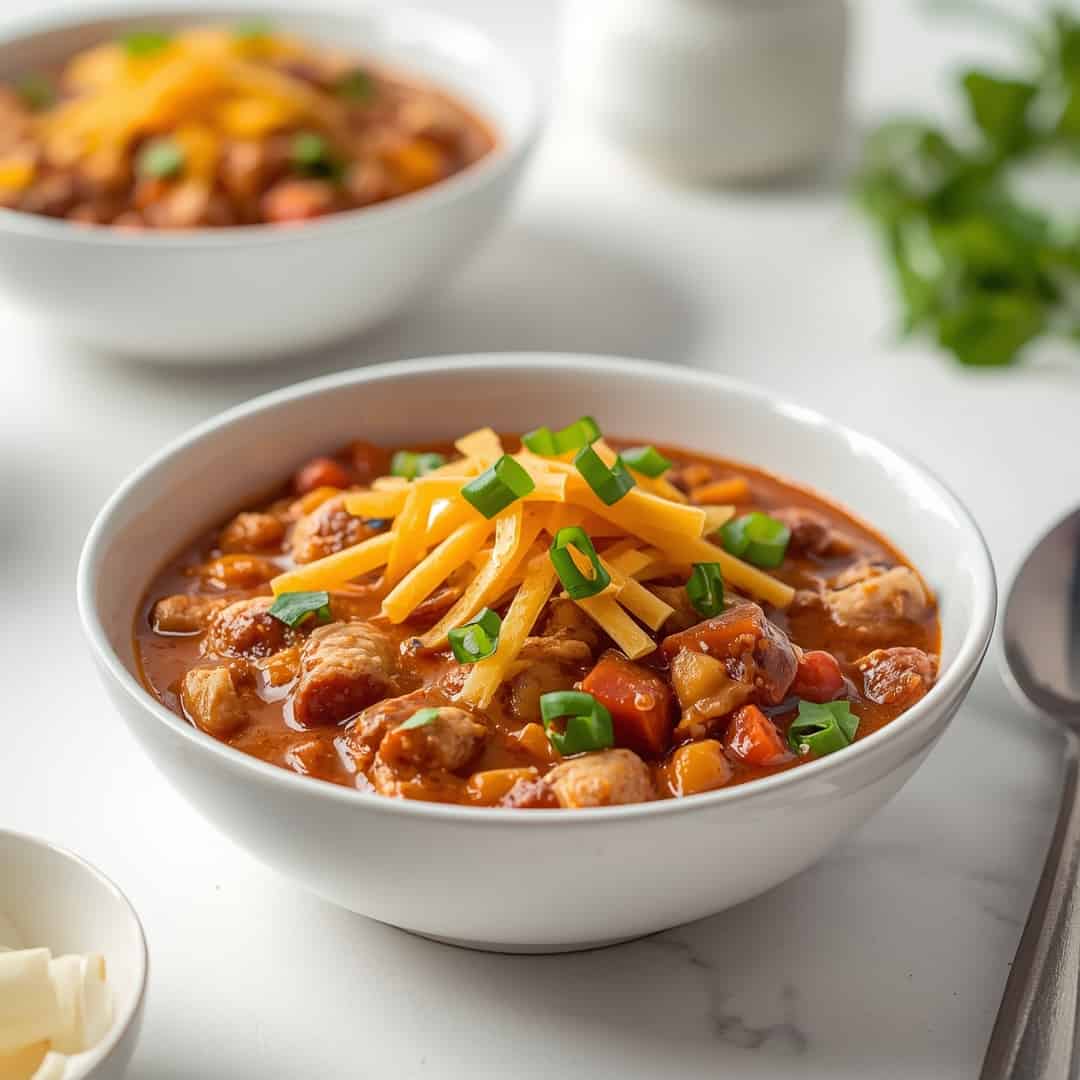 Slow Cooker Cream Cheese Crack Chicken Chili 2 Slow Cooker Cream Cheese Crack Chicken Chili