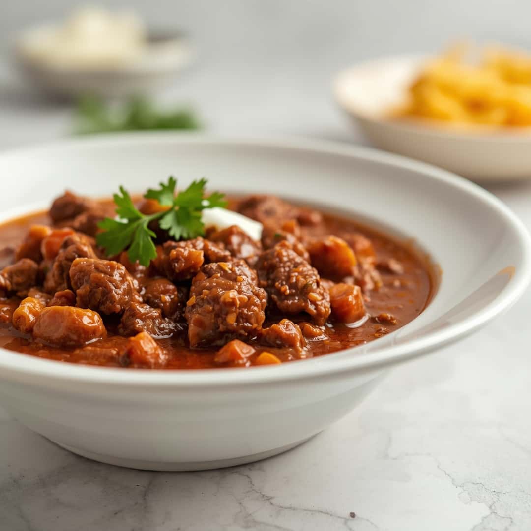 Slow Cooker Steak Chili