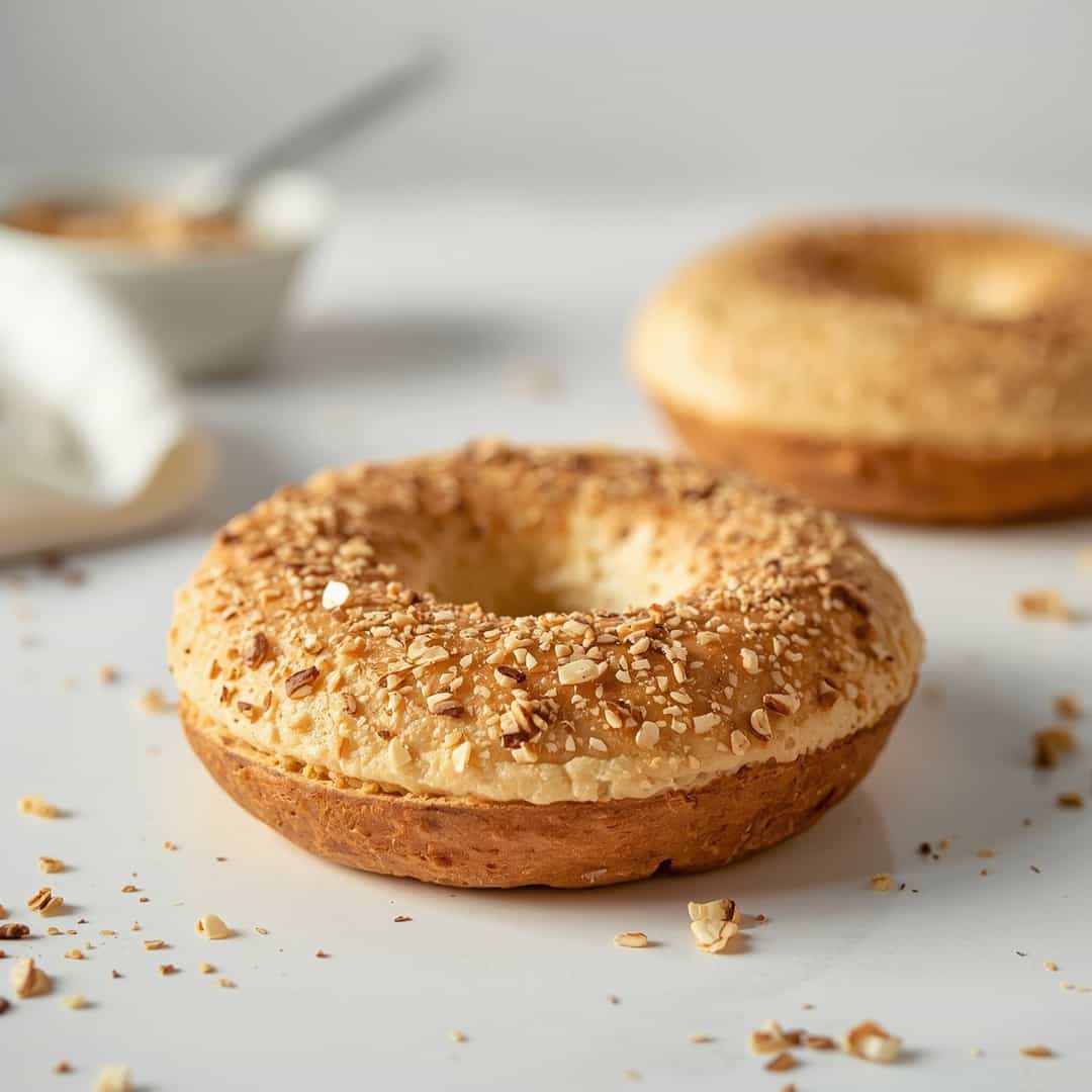 Soft Fluffy Cottage Cheese Almond Flour Bagels