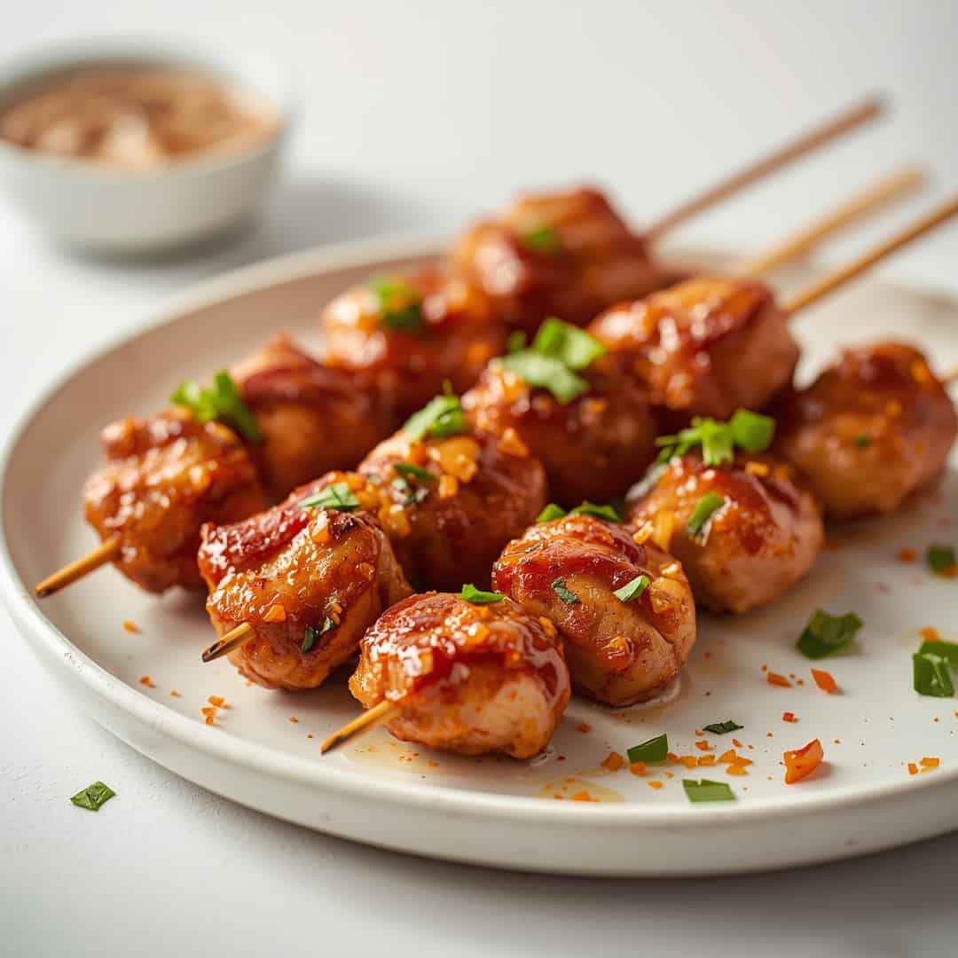 Spicy Bang Bang Chicken Skewers 2 Spicy Bang Bang Chicken Skewers
