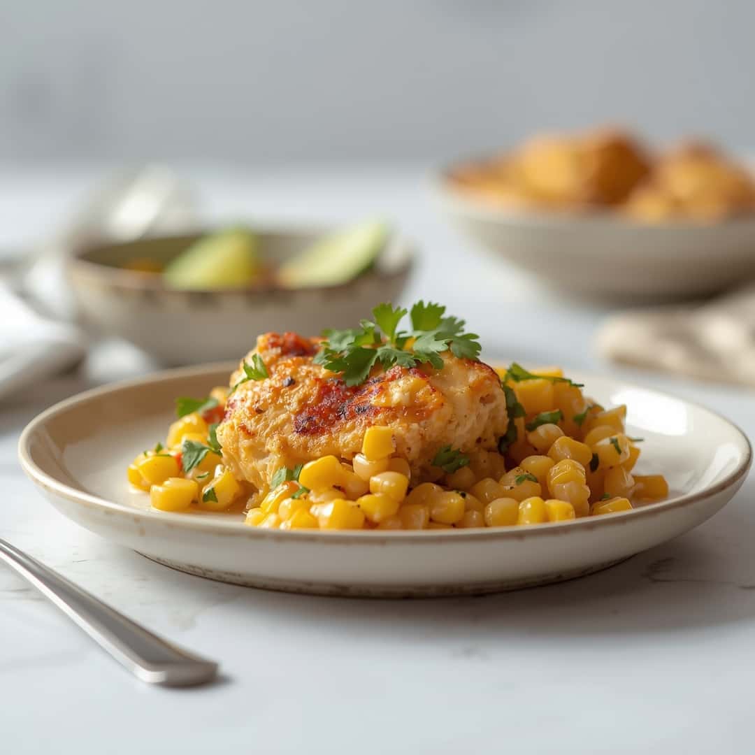 Street Corn Chicken Casserole