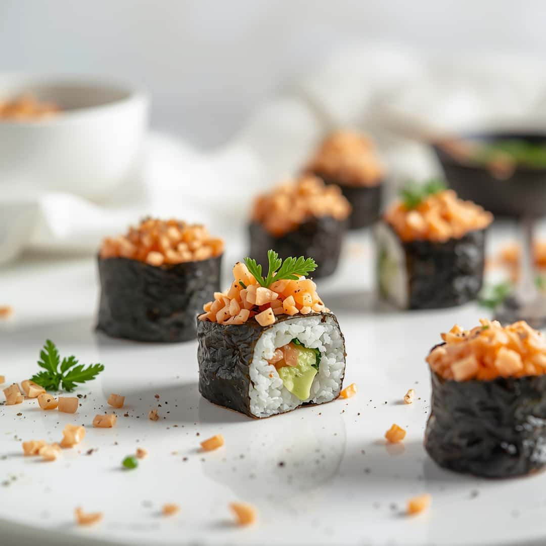 Super Easy Sushi Cups