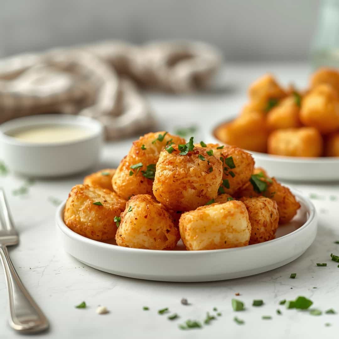 Two Ingredient Cottage Cheese Tots