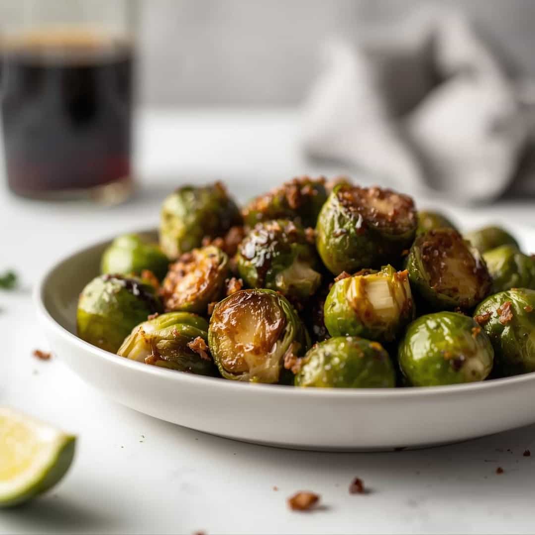 balsamic glazed roasted brussels sprouts 2 balsamic glazed roasted brussels sprouts