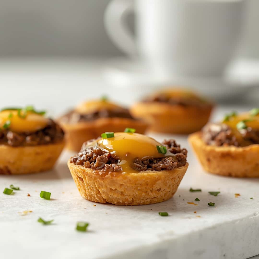 beef cheese muffins breakfast - Traditional Country Recipe