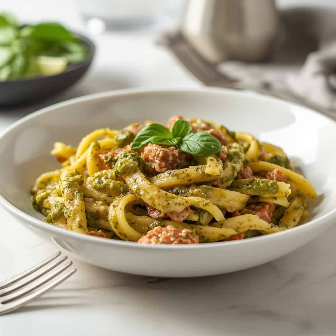 creamy pesto pasta one pot