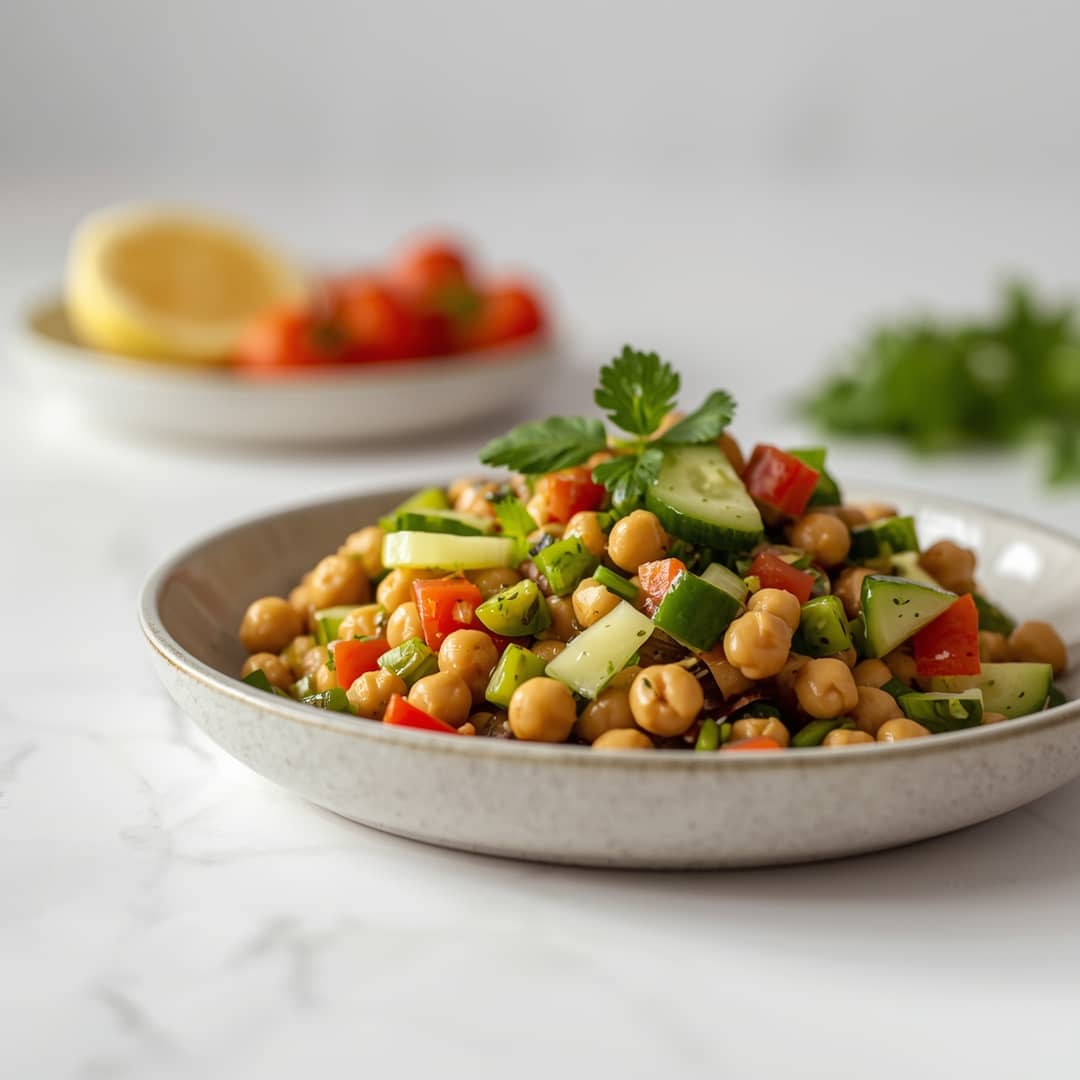 cucumber chickpea salad recipe