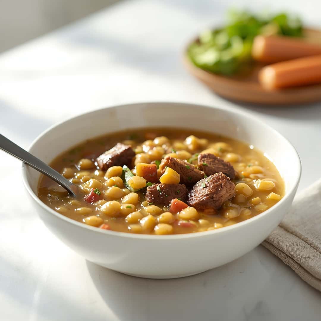german split pea soup beef