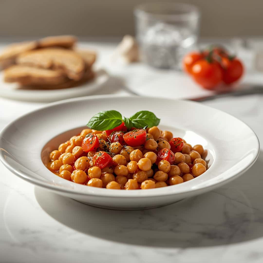 mediterranean chickpea puttanesca