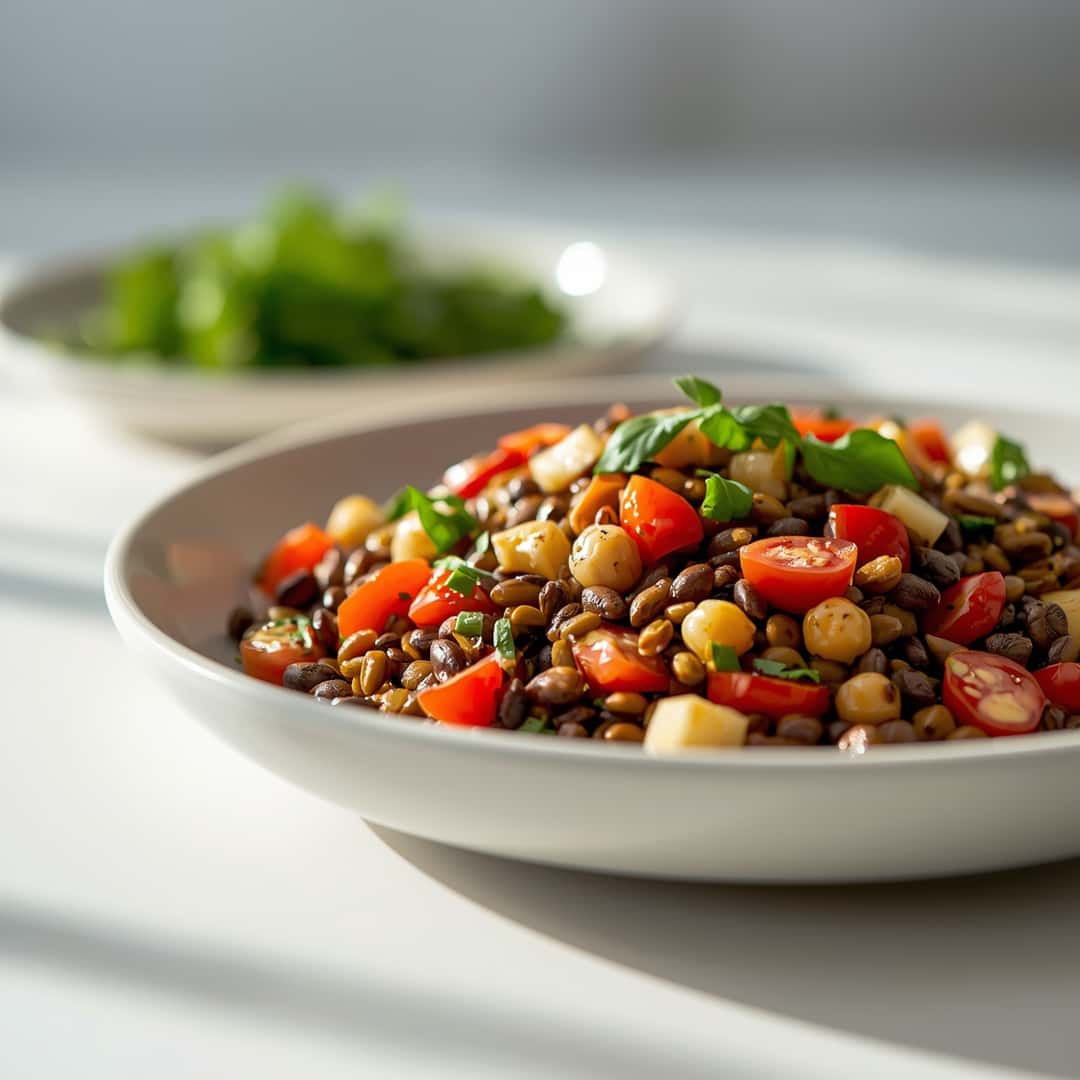 mediterranean lentil salad