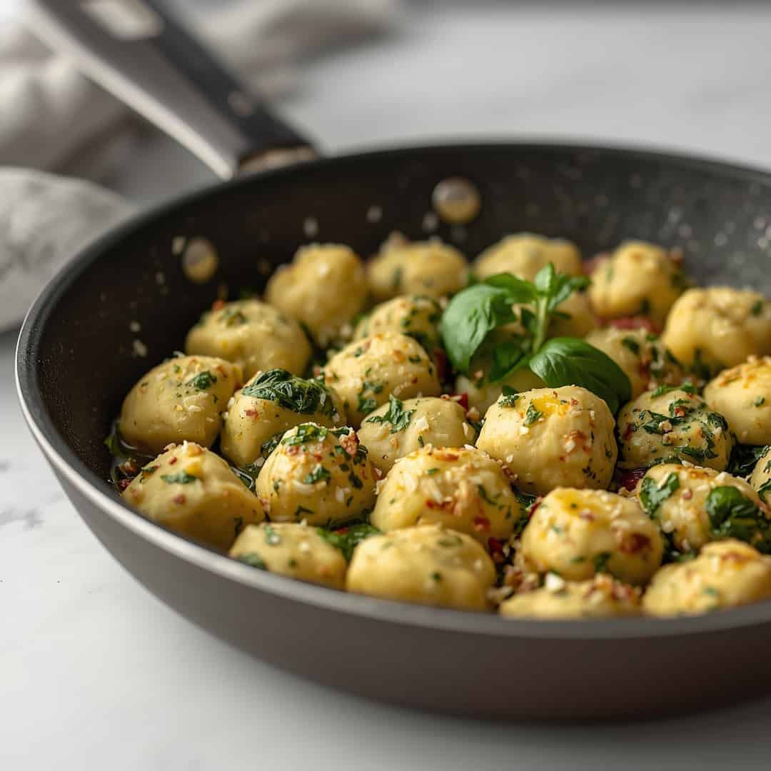 one pan spinach feta gnocchi recipe