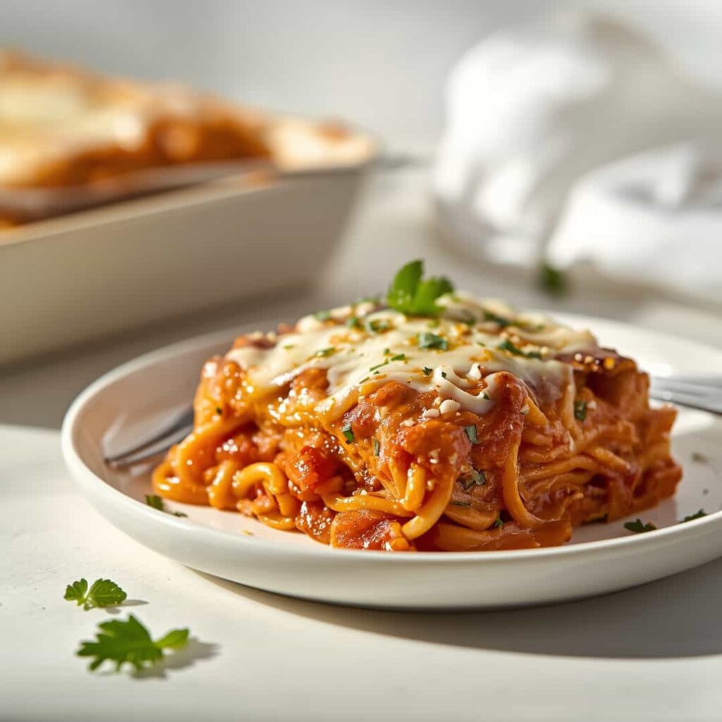 southern baked spaghetti casserole