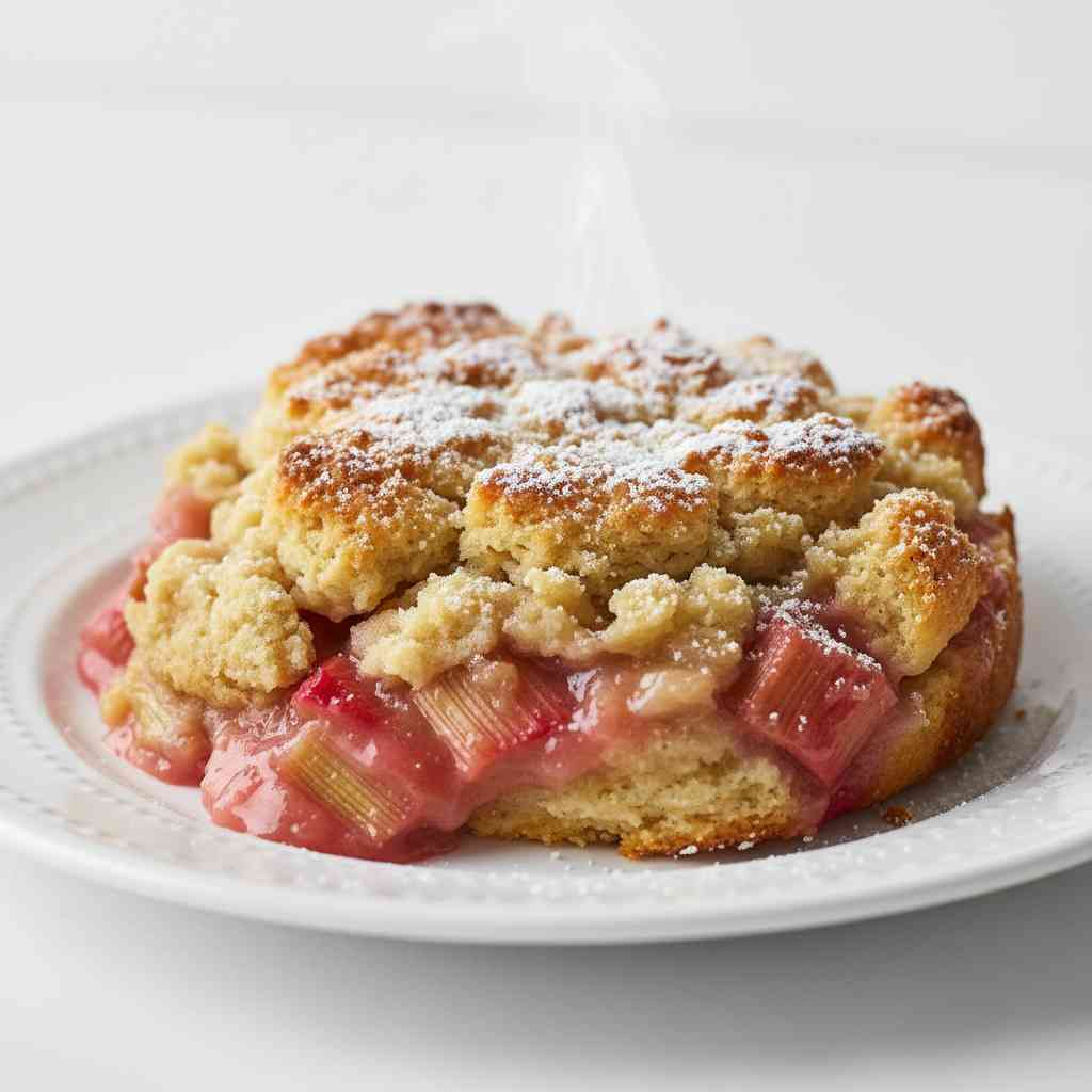 Amazing Rhubarb Dump Cake