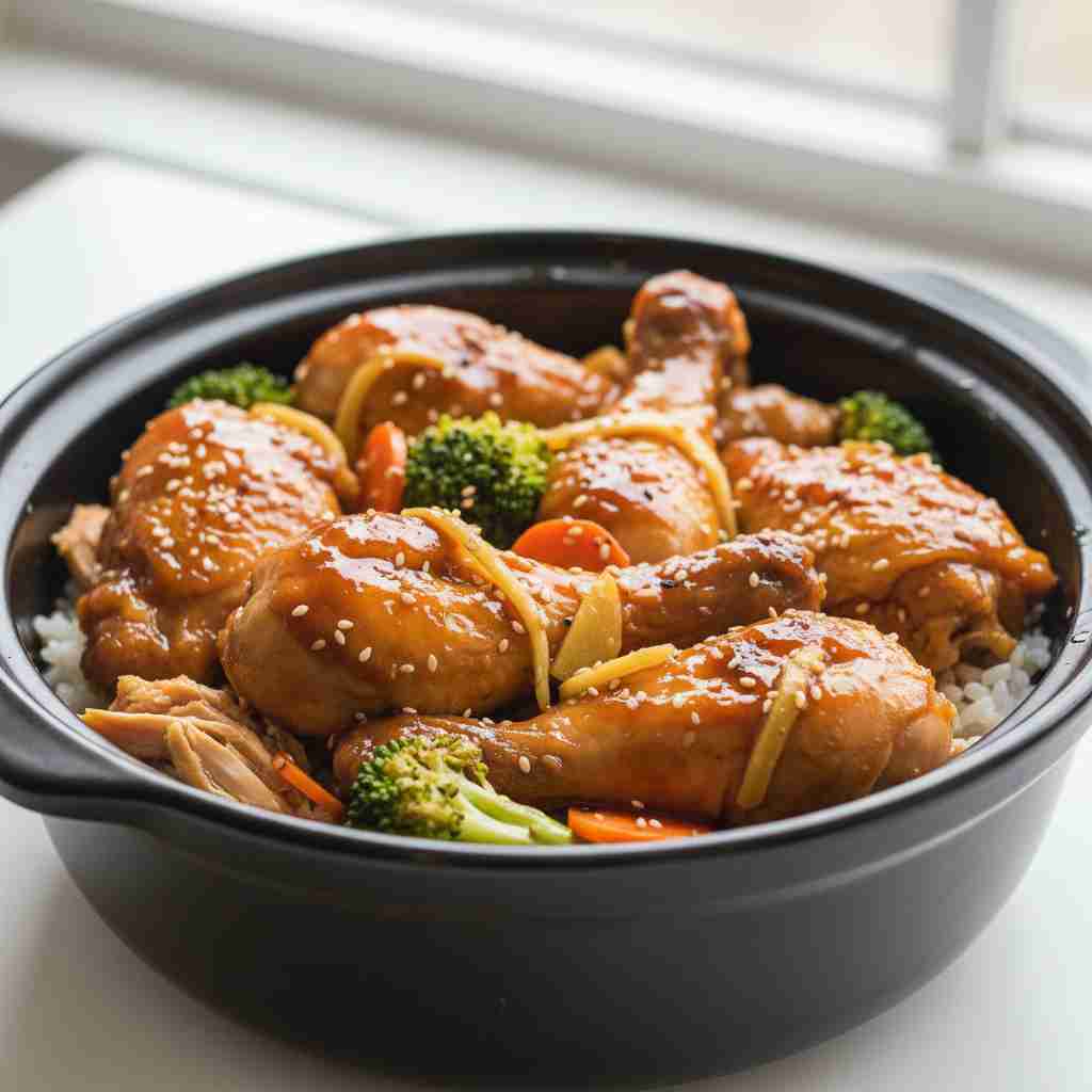 Asian Crock Pot Teriyaki Chicken 2 Asian Crock Pot Teriyaki Chicken