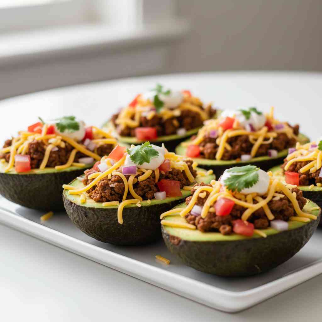 Avocado Taco Boats