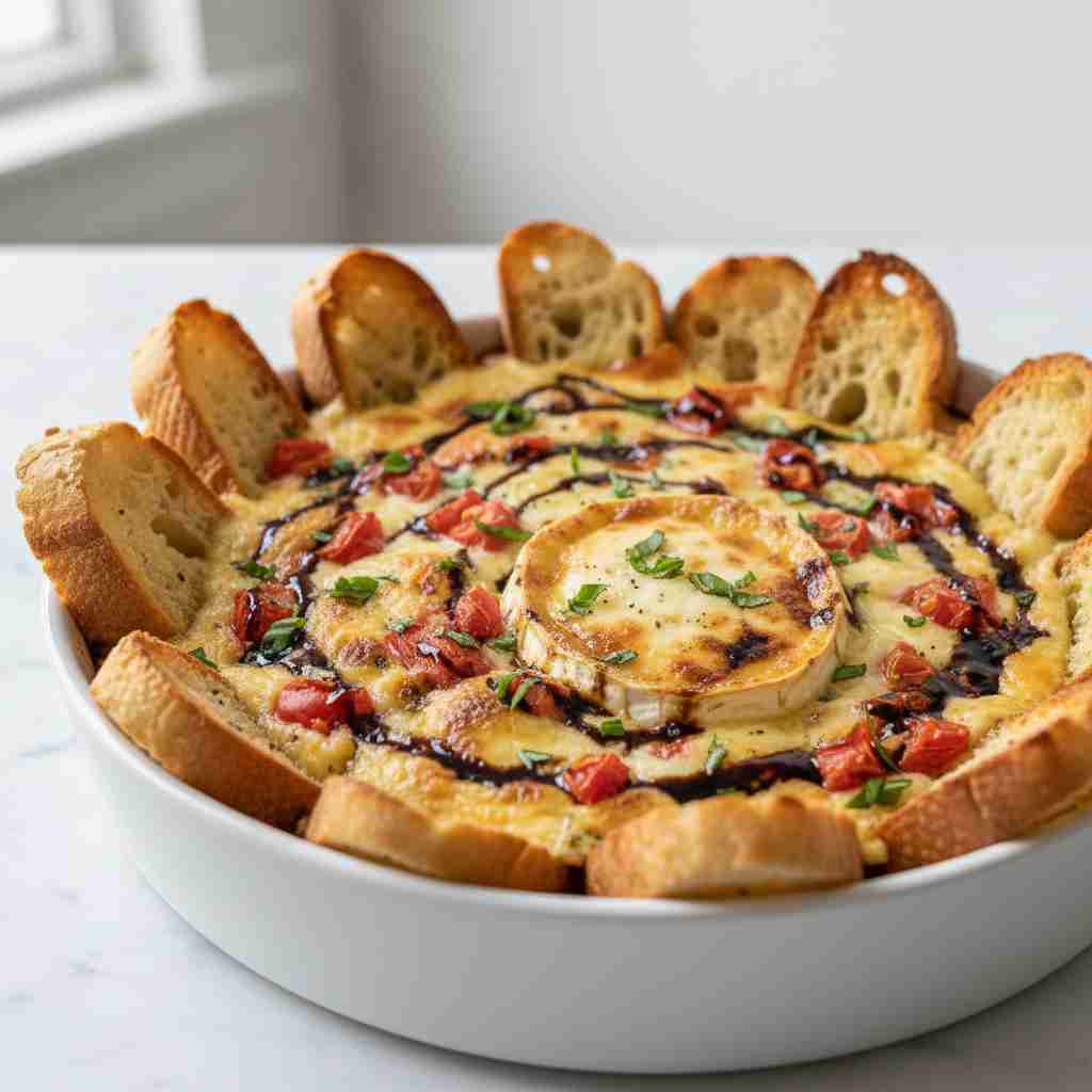 Baked Goat Cheese Bruschetta Dip 2 Baked Goat Cheese Bruschetta Dip