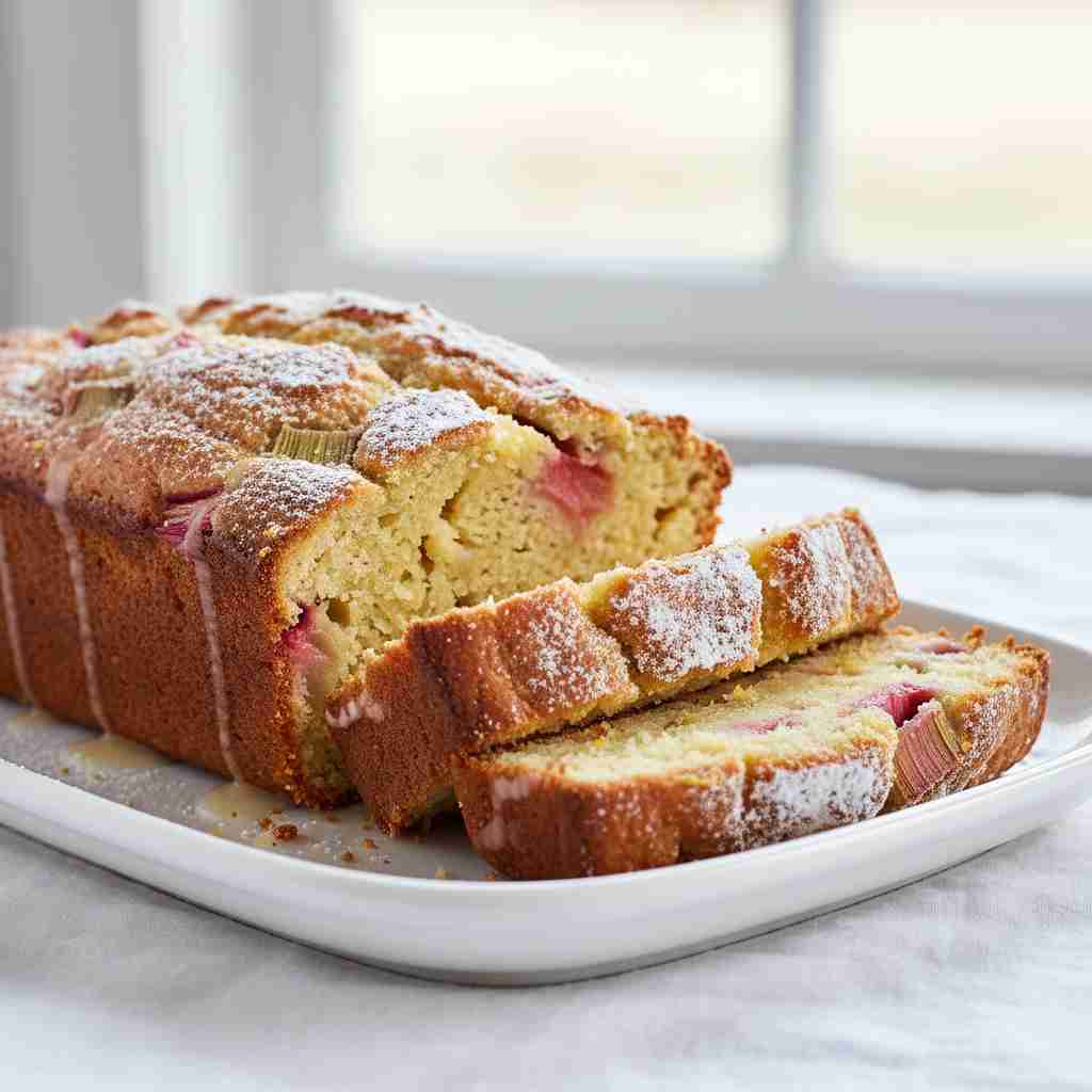 Best Lemon Rhubarb Loaf
