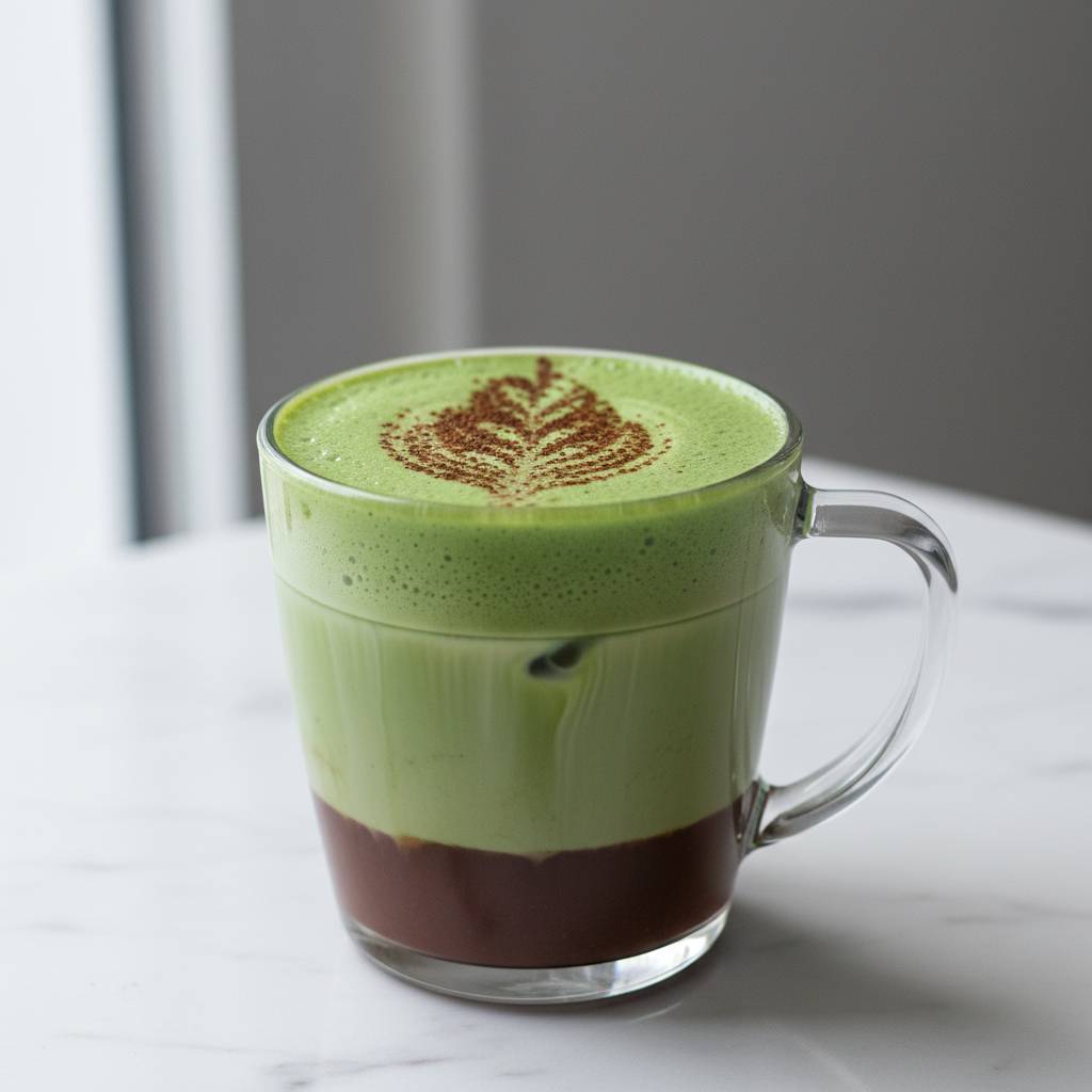 Chocolate Matcha Latte