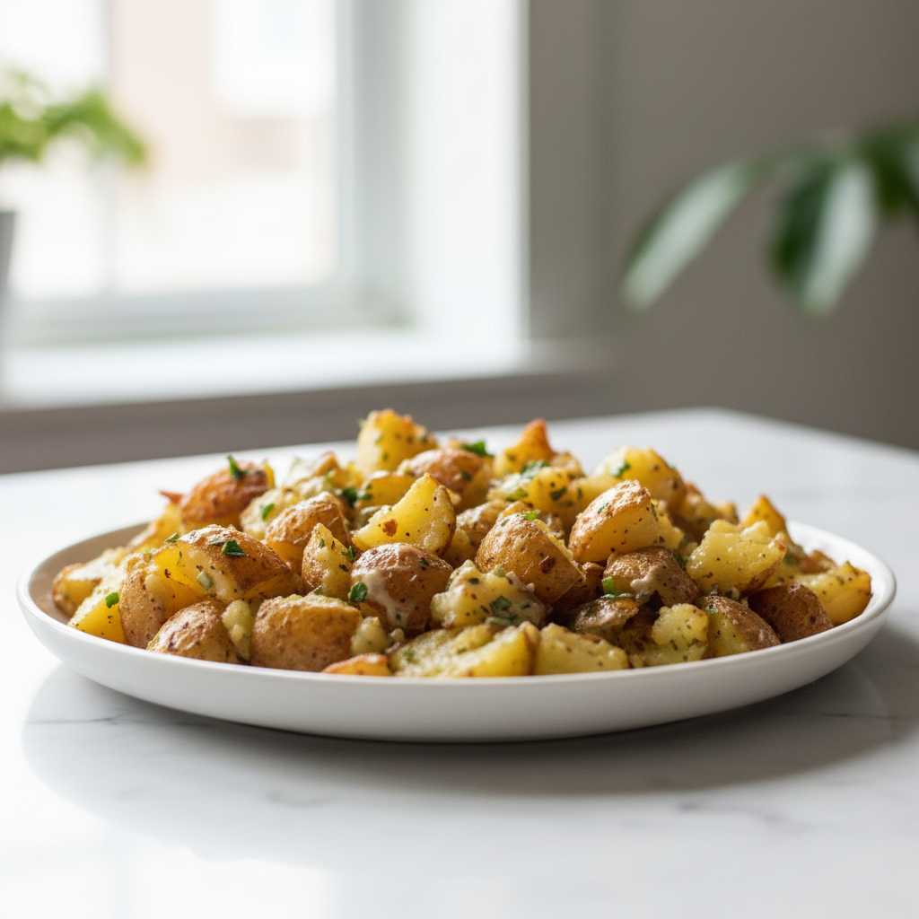 Cozy Crispy Smashed Potato Salad 2 Cozy Crispy Smashed Potato Salad