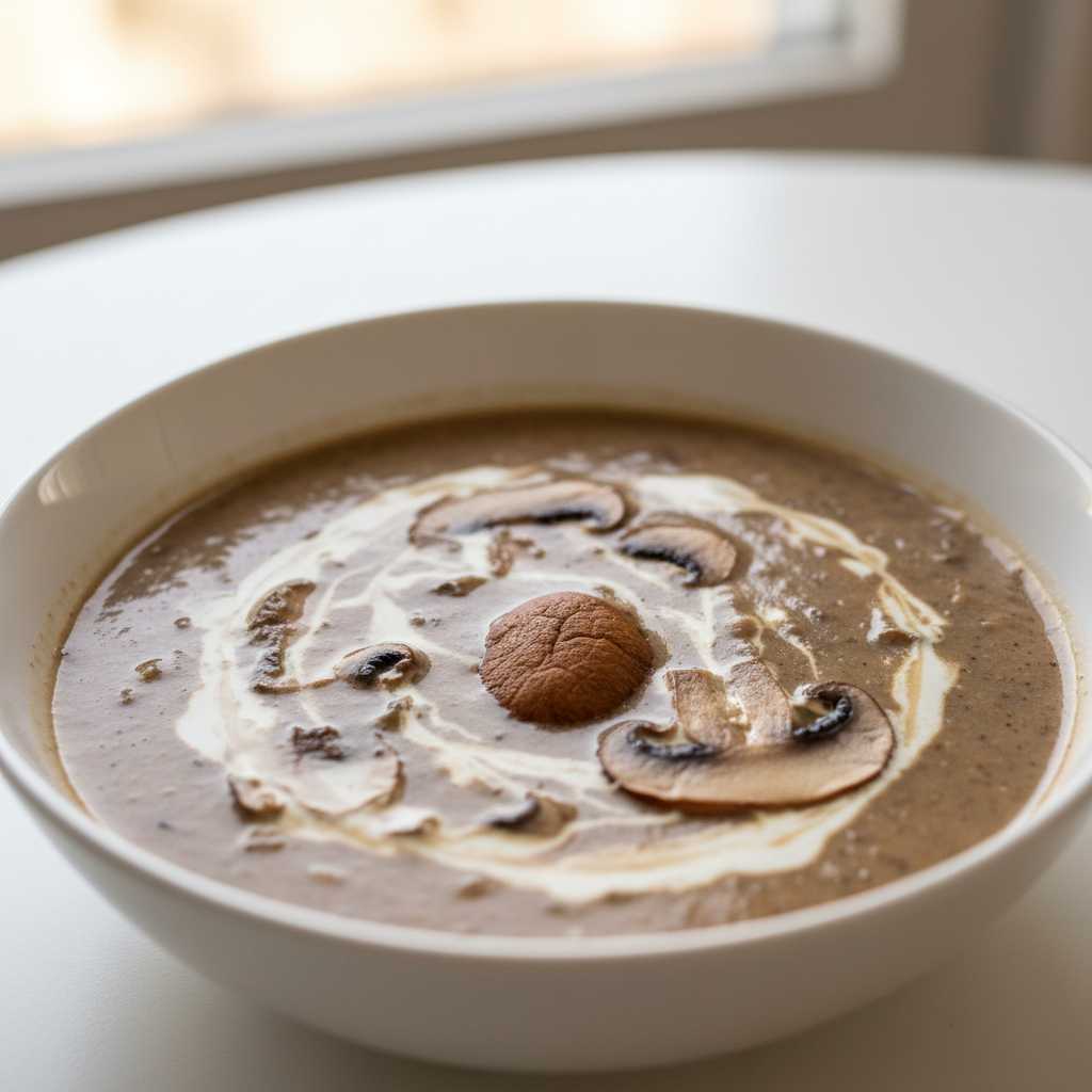 cream of mushroom soup with heavy cream recipe