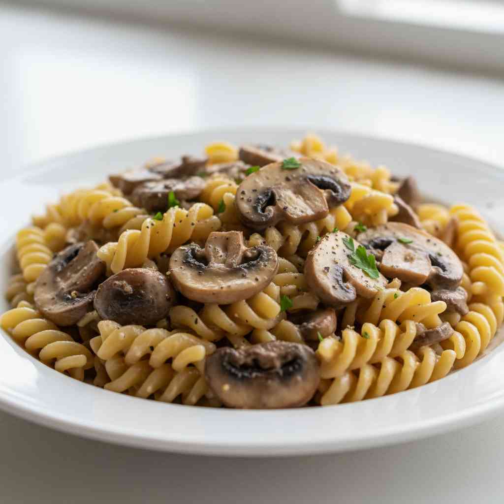 Creamy Mushroom Pasta 2 Creamy Mushroom Pasta