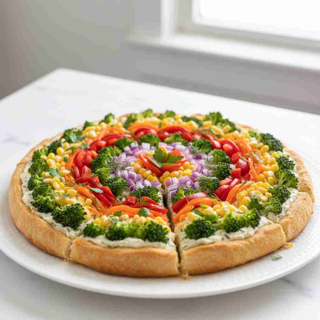 Crescent Roll Veggie Pizza