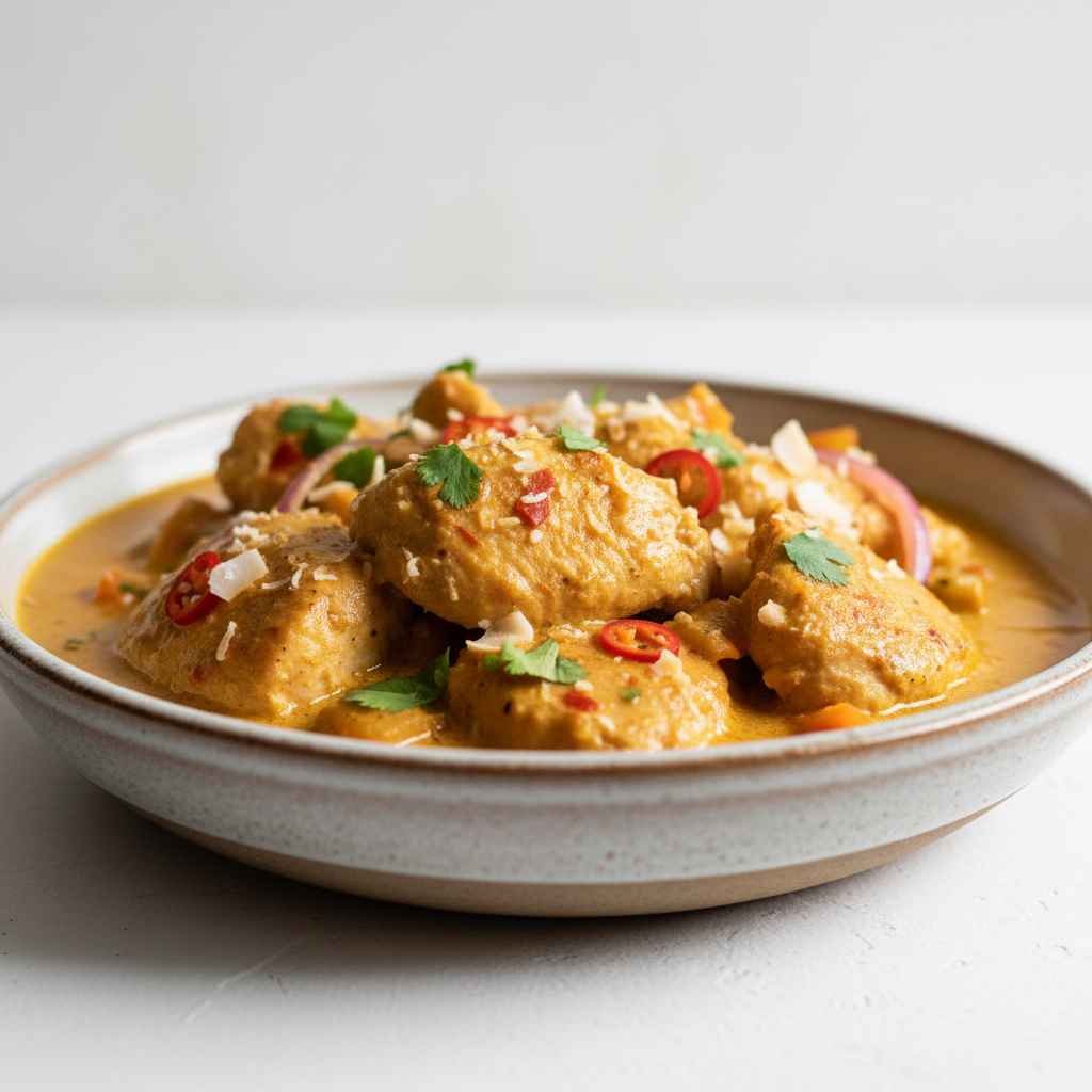 Crockpot Coconut Curry Chicken