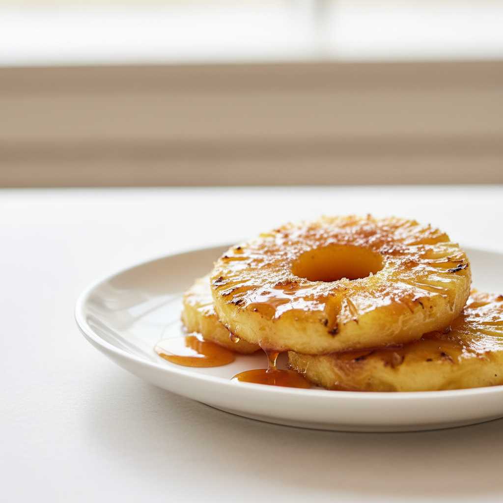 Easy Grilled Pineapple Caramelized Brown Sugar