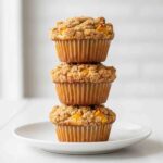 Easy Peach Crumb Topping Muffins