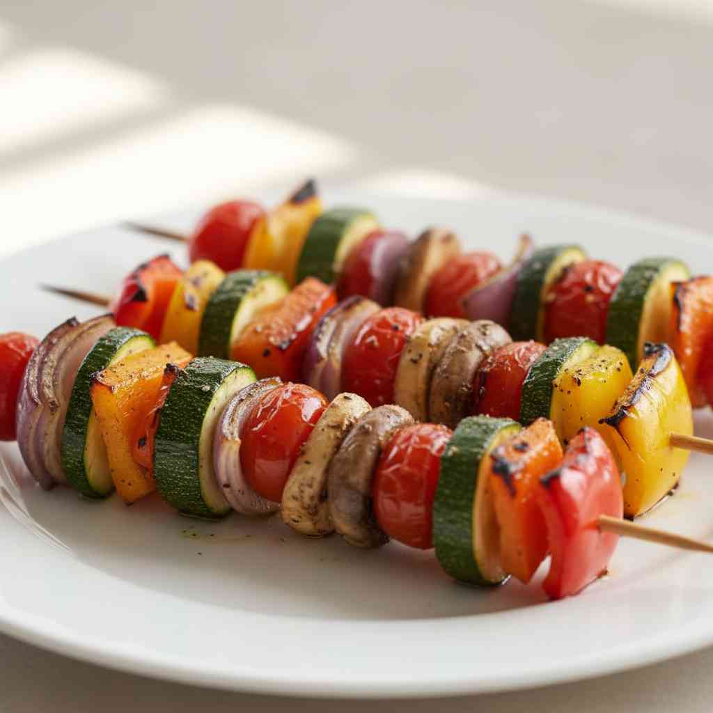 Flavorful Grilled Veggie Skewers