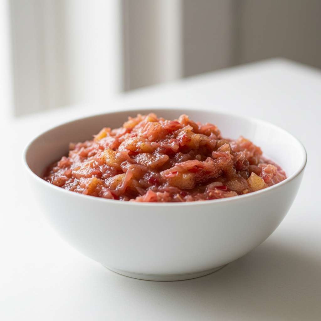 Flavorful Rhubarb Applesauce 2 Flavorful Rhubarb Applesauce