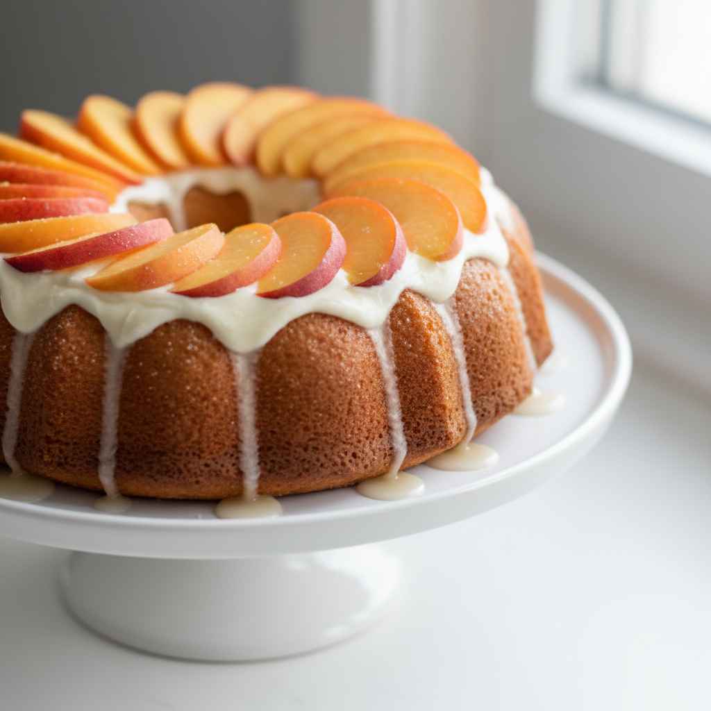 Fresh Peach Cake