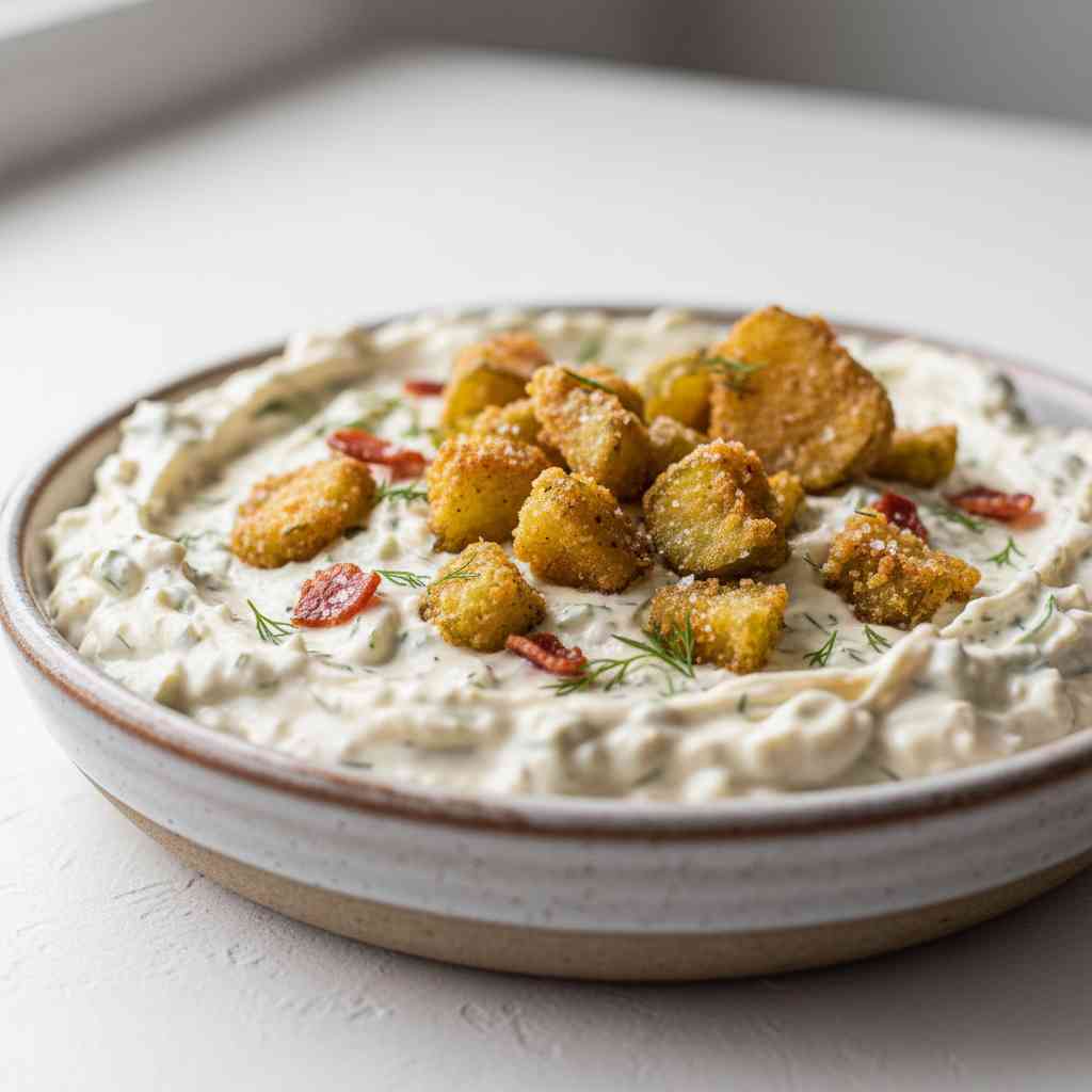 Fried Pickle Ranch Dip