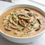 garlic herb cream of mushroom soup recipe