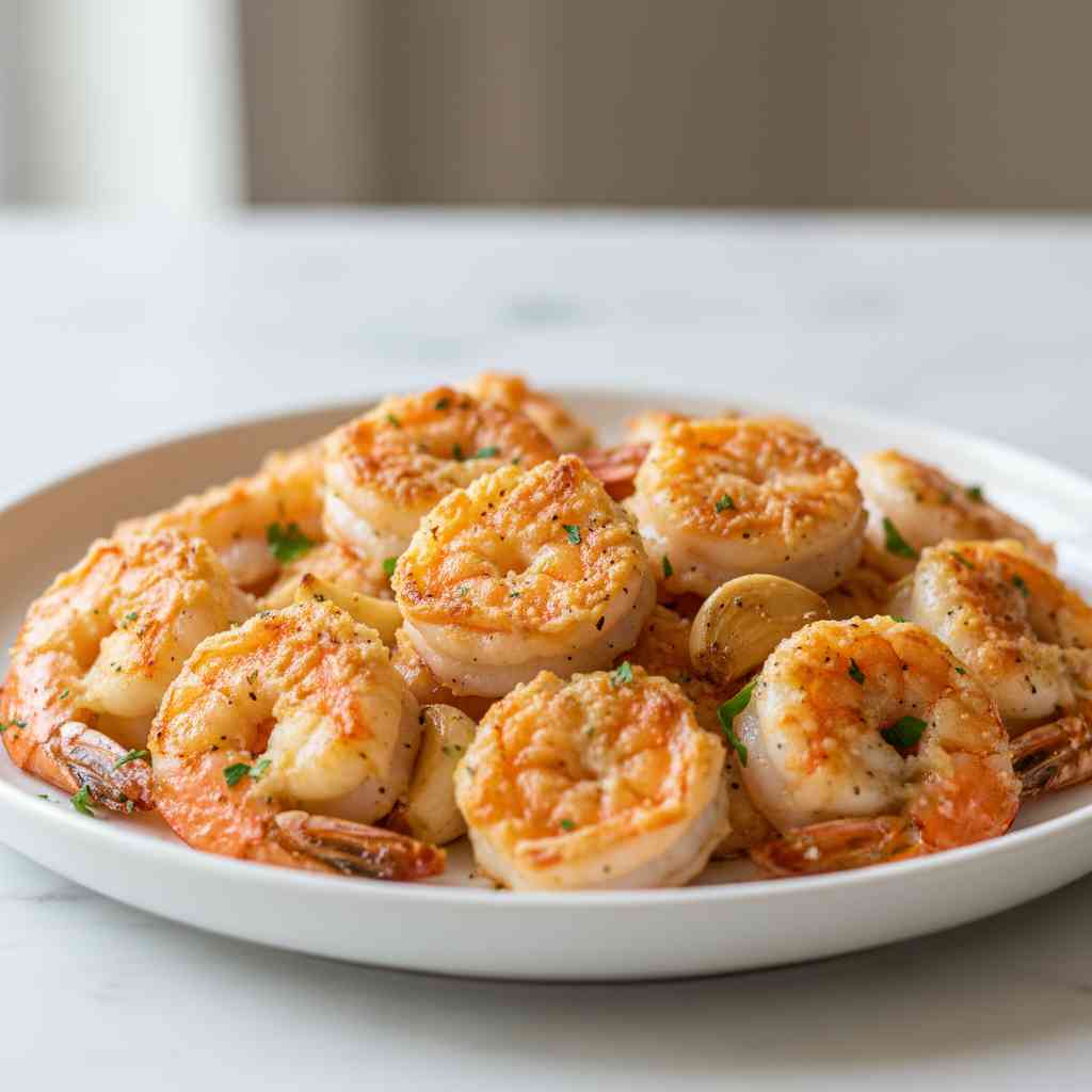 Garlic Parmesan Roasted Shrimp