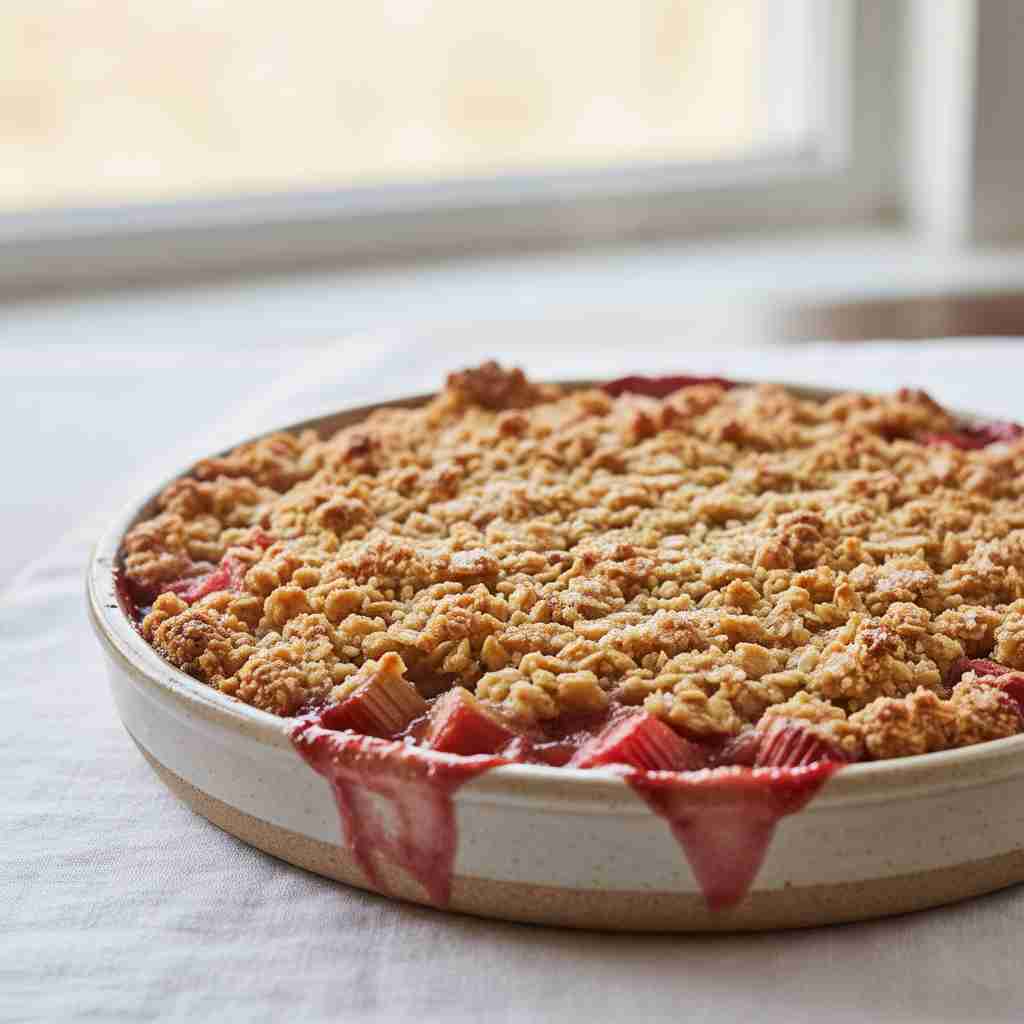 Grandma's Rhubarb Crisp Recipe