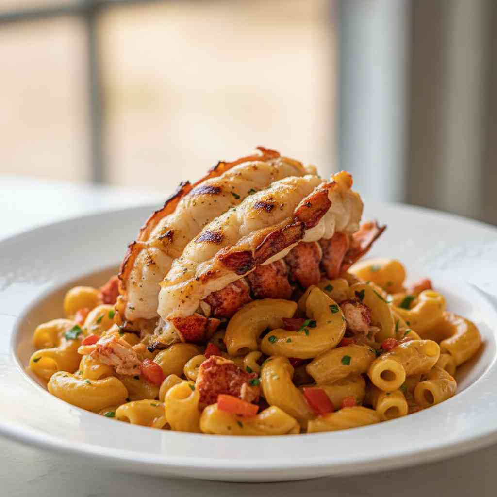 grilled lobster tail pasta