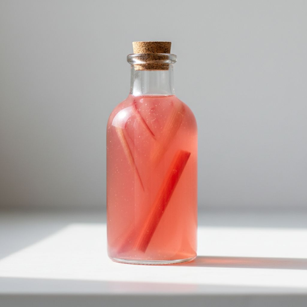 Homemade Rhubarb Simple Syrup