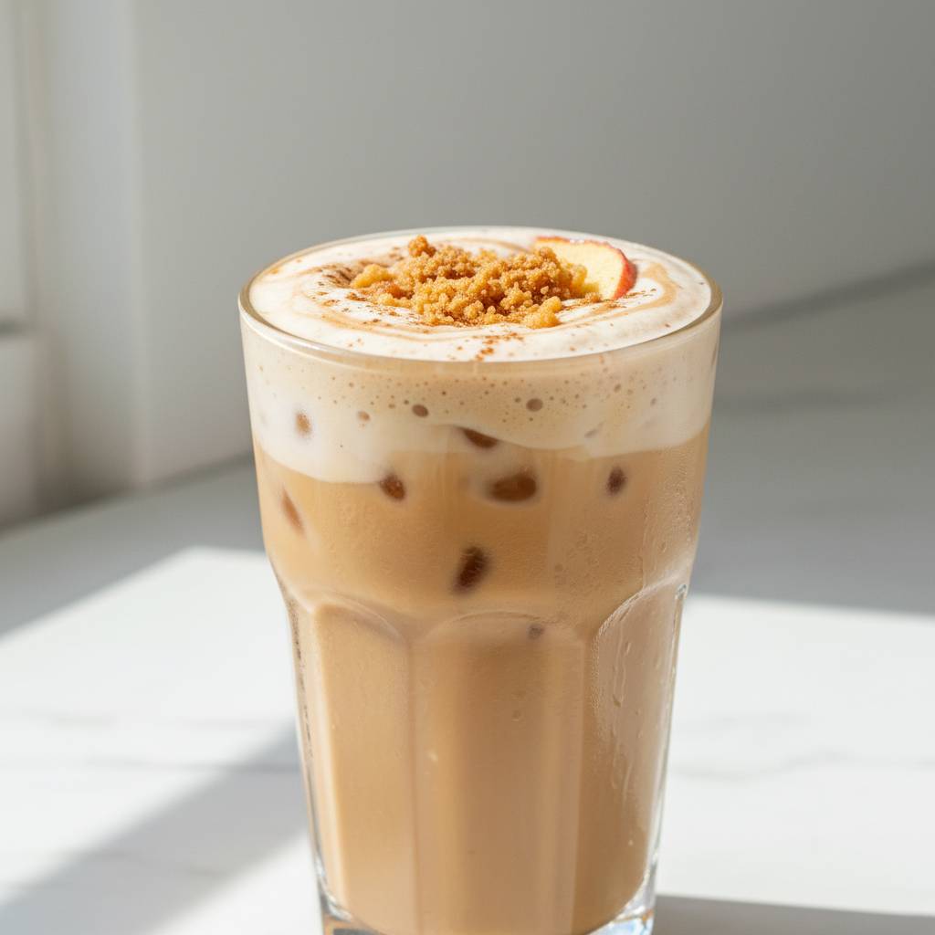 Iced Apple Crisp Nondairy Cream Chai
