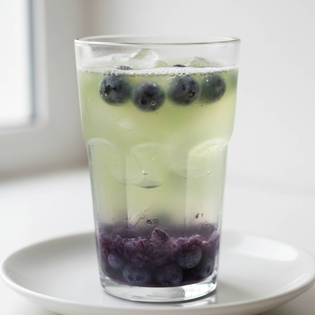 Iced Blueberry Green Tea