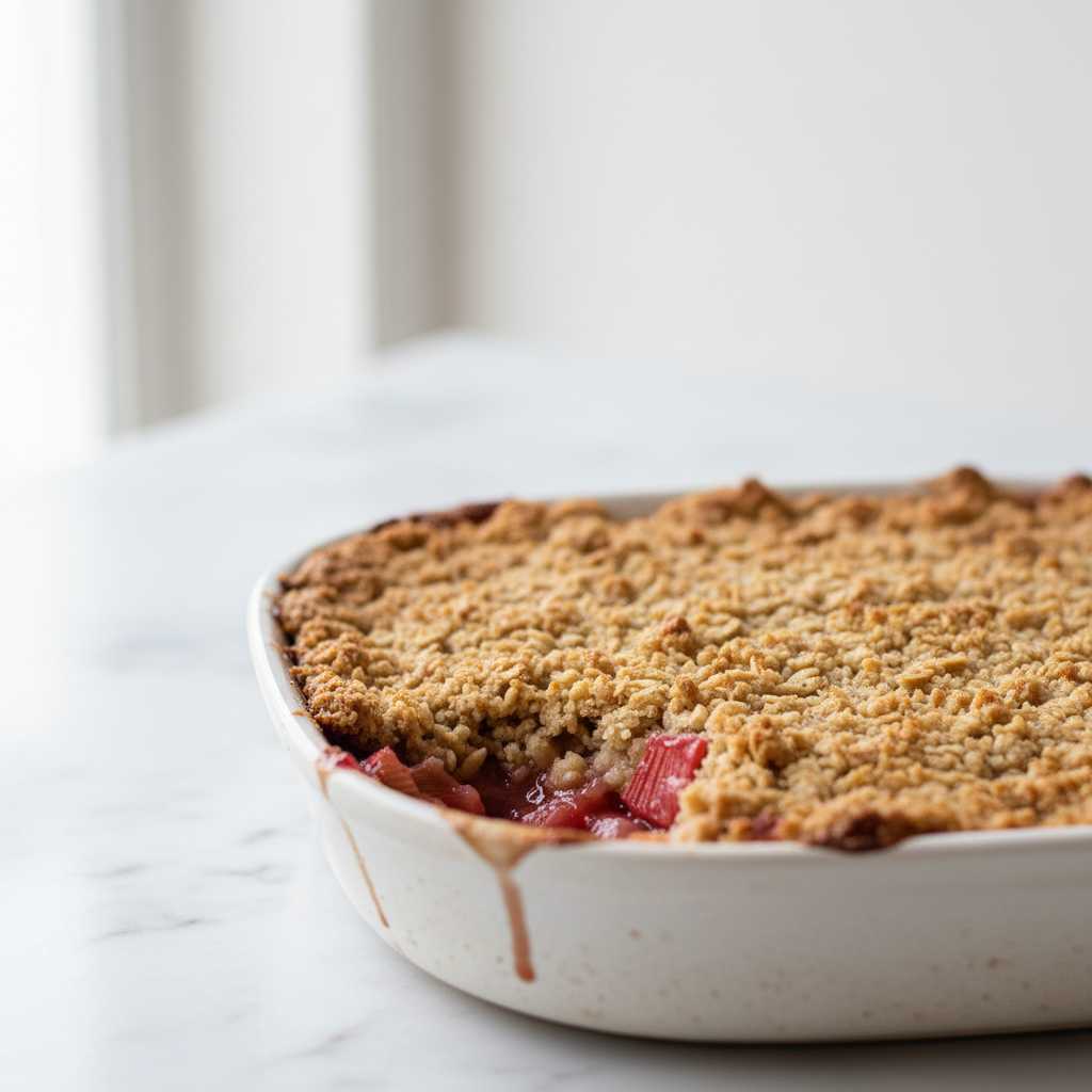 Irresistible Rhubarb Crisp Recipe