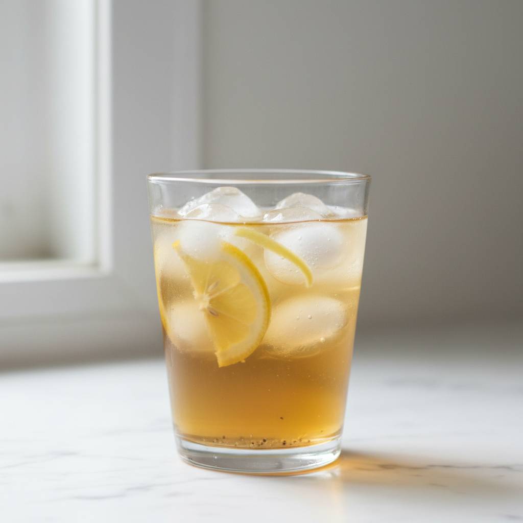 Lemon Ginger Iced Tea 2 Lemon Ginger Iced Tea