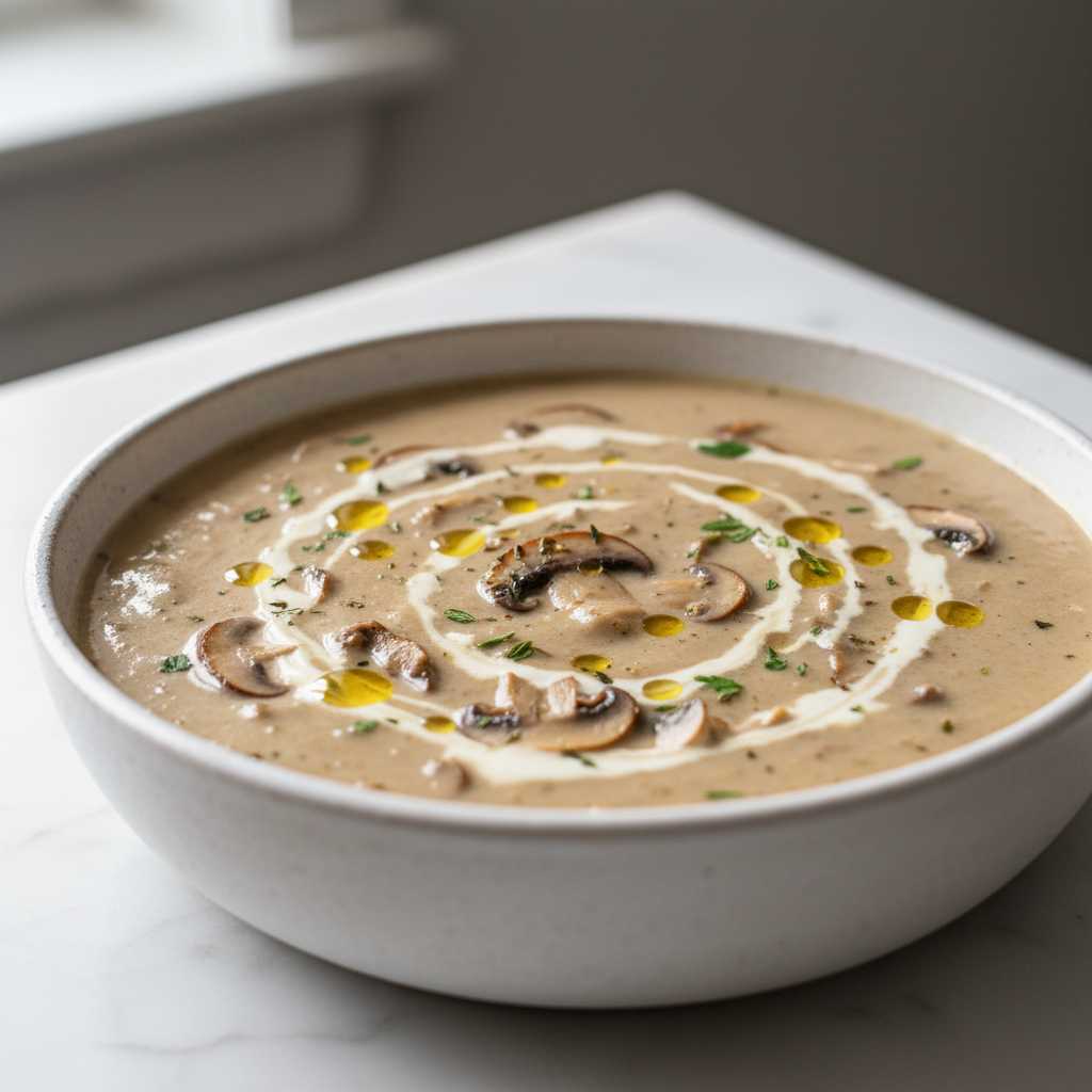 low carb cream of mushroom soup keto recipe