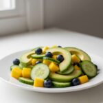 Mango Cucumber Salad with Blueberries Avocado