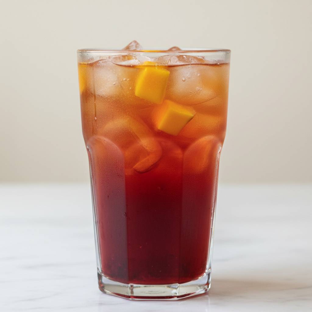 Mango Hibiscus Iced Tea