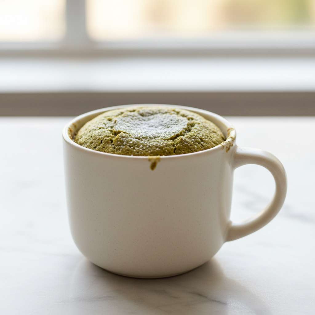 matcha mug cake easy recipe