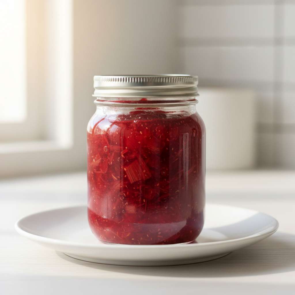 MOST Delicious Rhubarb Jam