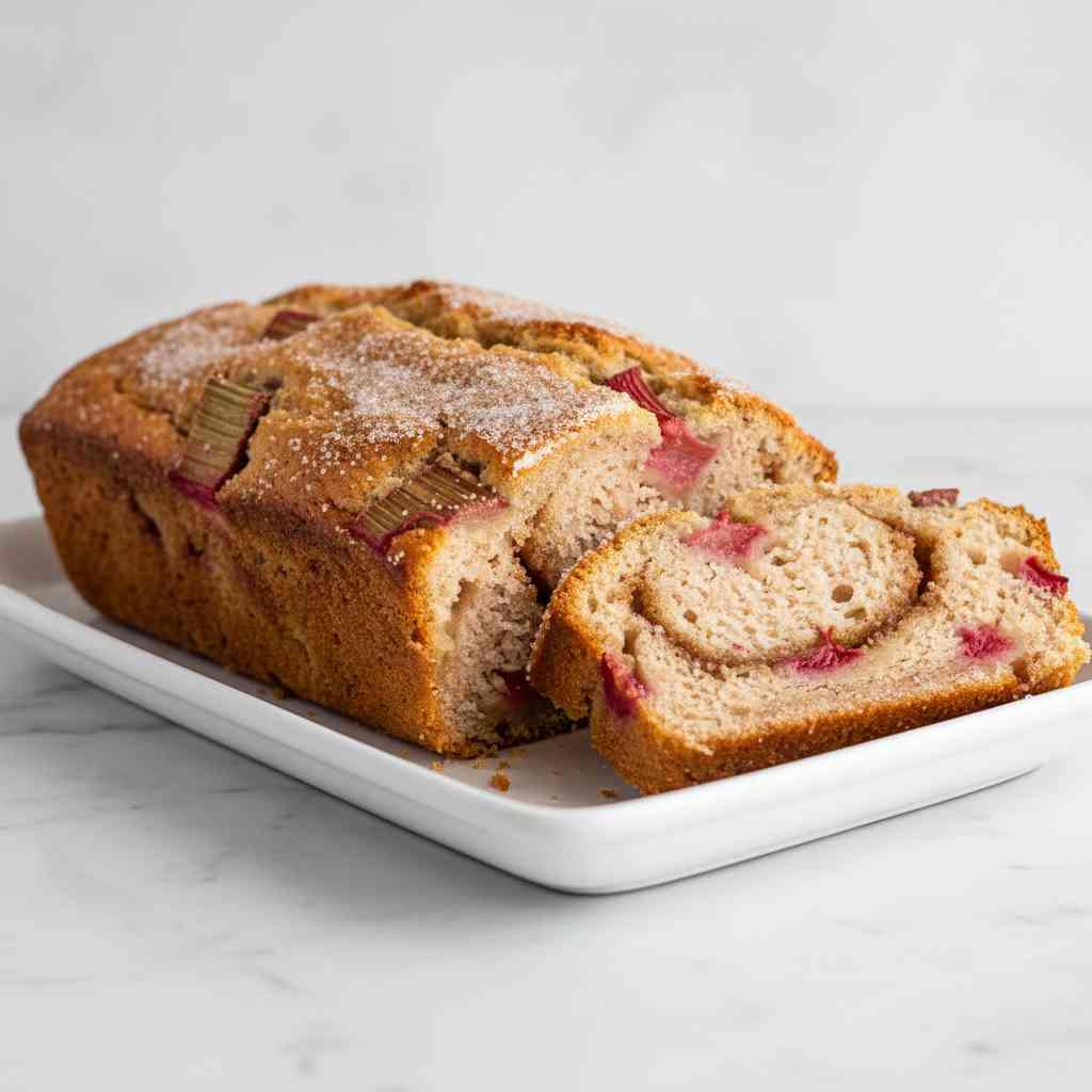 Old-Fashioned Rhubarb Bread 2 Old-Fashioned Rhubarb Bread