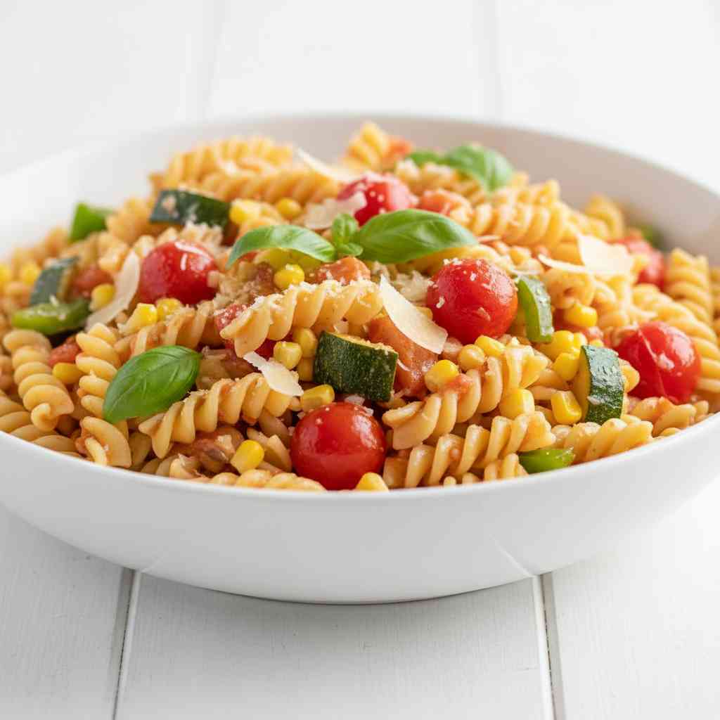 one pot summer vegetable pasta