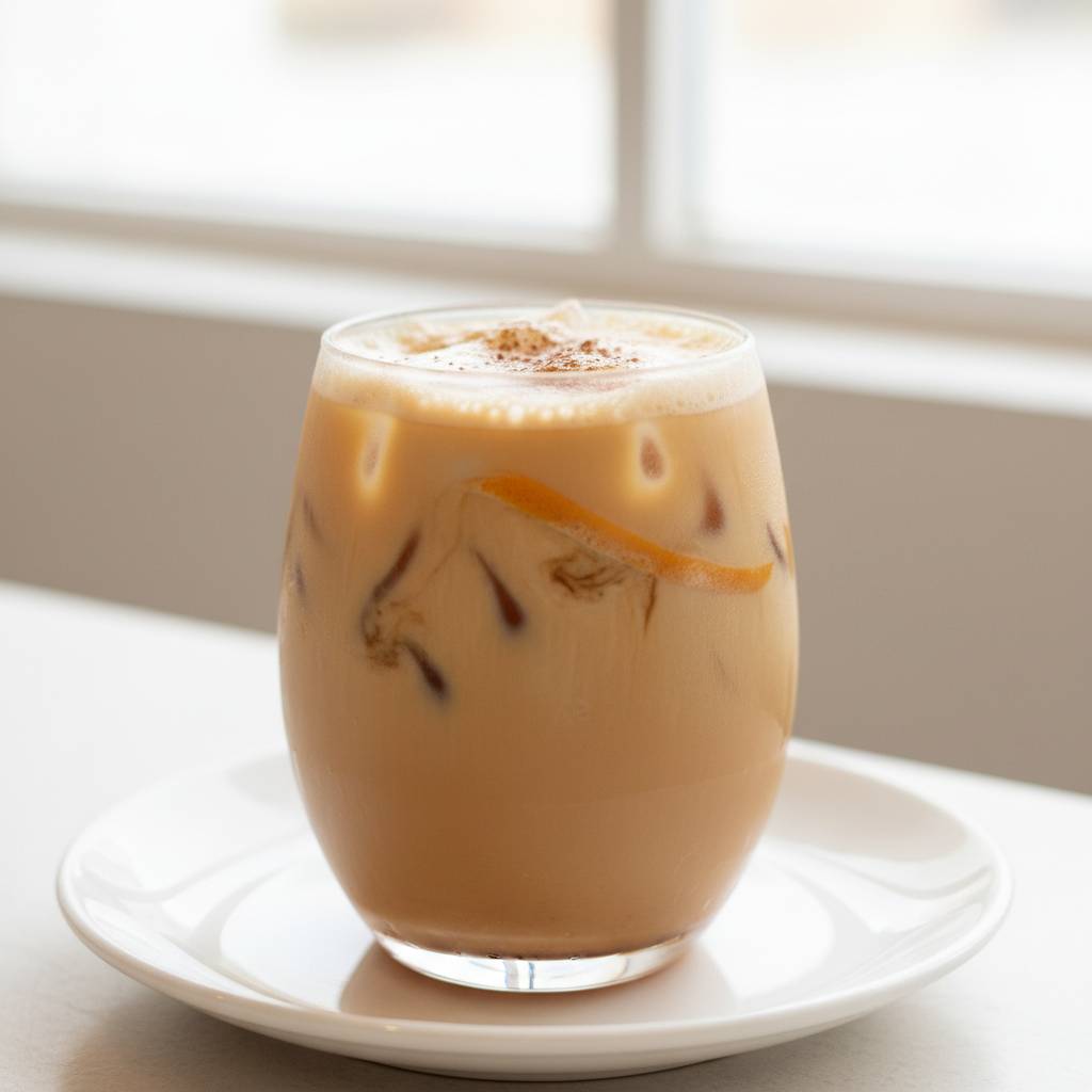 Orange Cinnamon Milk Tea